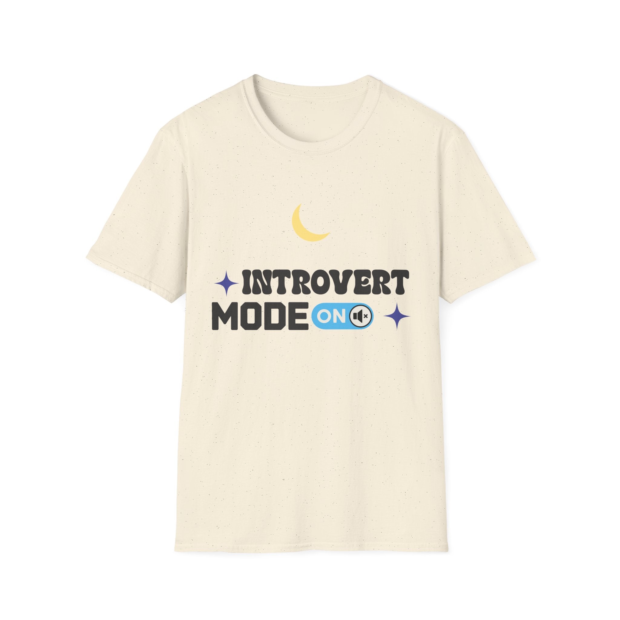Introvert Mode ON T-Shirt – Funny Graphic Tee for Introverts White